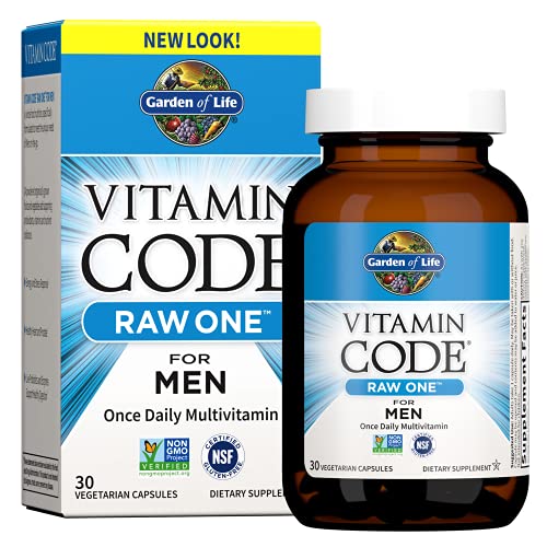 Multivitamínico Raw One para Homens 30 Cápsulas + Multivitamínico Once Daily para Mulheres 30 Comprimidos | Vitaminas Orgânicas - Garden of Life