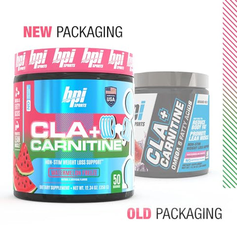 CLA Carnitine – Fórmula de Perda de Peso com Ácido Linoleico Conjugado – Metabolismo, Desempenho, Massa Muscular Magra – Livre de Cafeína – Para Homens – BPI Sports - BPI Sports