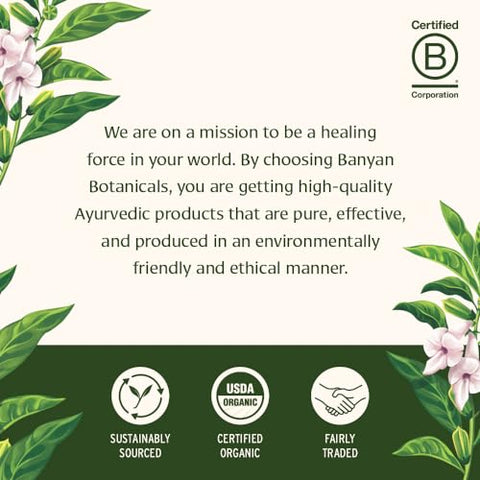 Fórmula Cardíaca – Suplemento Orgânico de Saúde do Coração com Bagas de Espinheiro e Guduchi – Suporta a Função Adequada do Coração* – 90 Comprimidos – Não-OGM - Banyan Botanicals