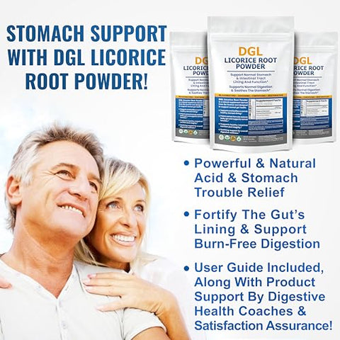 Kidney Restore - DGL Extrato de Alcaçuz em Pó para Restauração Digestiva e Reparo do Intestino Permeável – 2-Pack