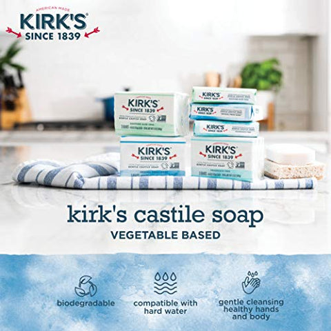 Kirk's - Sabonete em Barra Kirk’s Original Coco Castile Fragrância Fresca Original 113g (Embalagem com 24 unidades)