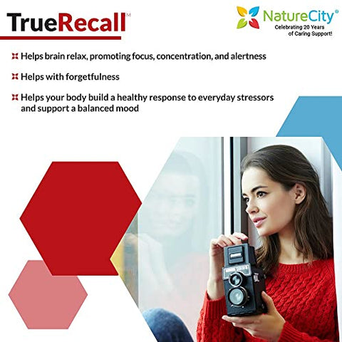 NatureCity - Suporte à Memória True-Recall: Potencialize sua Memória com Eficiência | 60g
