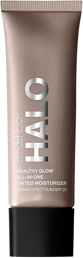 Halo Healthy Glow – Hidratante Tonalizante SPF 25 com Ácido Hialurônico, Cobertura Leve a Média, Acabamento Luminoso, Livre de Óleo, Resistente ao Suor e à Umidade
