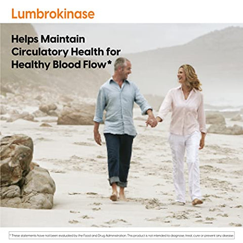 Doctor's BEST - Doctor’s Best Lumbrokinase Suporte Cardiovascular Saúde Circulatória Fluxo Sanguíneo Enzimas, 20 mg, 60 Comprimidos