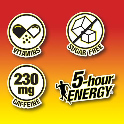 5-hour ENERGY - 5-Hour Energy Gamer Shots – Pack com Variedade de 30 Unidades (57 ml) – Maçã Poderosa, Framboesa Veloz, Energia de Abacaxi – Extra Forte