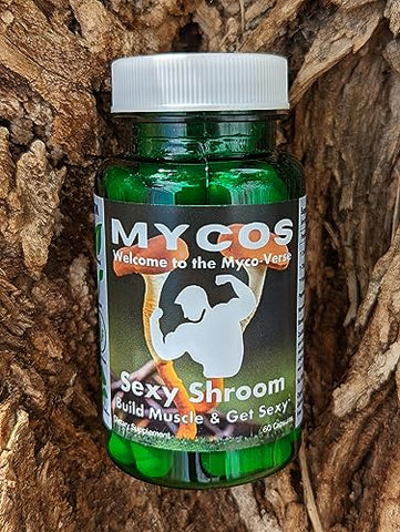 Mycos Shrooms: Sexy Shroom, Aumenta o Desejo Sexual e Desempenho Físico, Suplemento de Cogumelo com Extração Específica