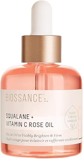 Generic - Óleo de Vitamina C com Squalane para Rosto, Óleo de Rosa com Squalane para Rosto, Hidratação Poderosa
