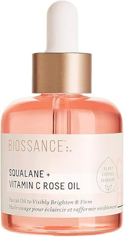 Generic - Óleo de Vitamina C com Squalane para Rosto, Óleo de Rosa com Squalane para Rosto, Hidratação Poderosa