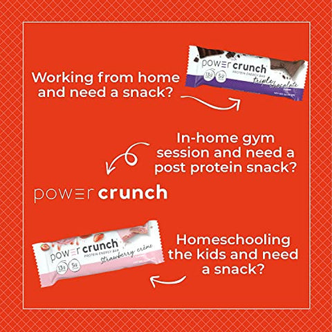 Barras de Wafer de Proteína, Pack Sortido com 6 Sabores – 30 Barras de 40g. Snacks de Alta Proteína com Sabor Delicioso - Power Crunch