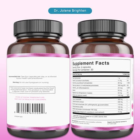 Balance – Equilíbrio Hormonal para Mulheres com Vitex e DIM – Combate Acne e Problemas Menstruais | 60 cápsulas | 100% Natural - Dr. Brighten
