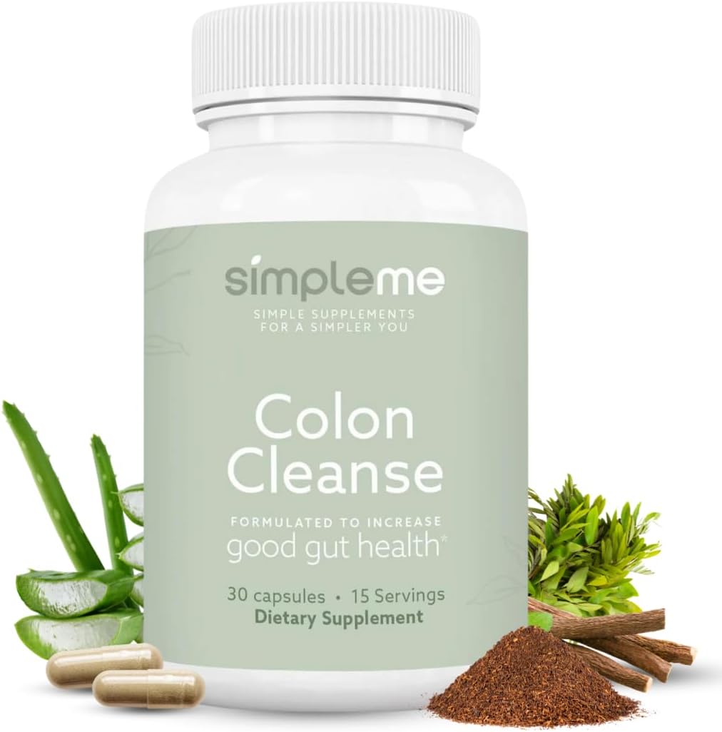 SIMPLEME - Desintoxicação do Cólon, Alívio Natural da Prisão de Ventre para Adultos, Rápido Alívio do Inchaço, Limpeza do Cólon para Mulheres