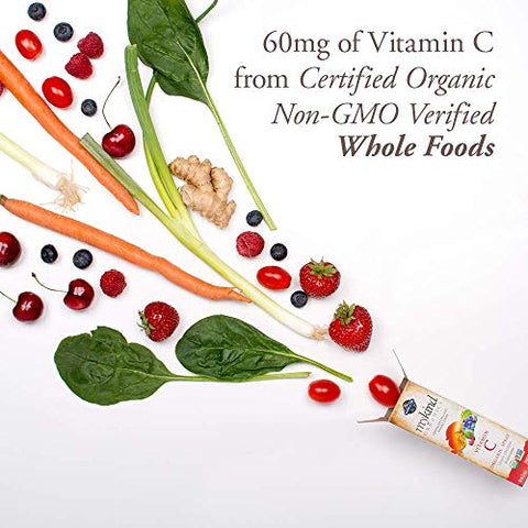 Dr. Formulated Probióticos 50 Bilhões UFC 16 Cepas para Mulheres, Spray de Vitamina C Orgânica para Crianças - Garden of Life