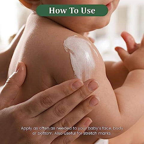 Jimpo-ORI - Creme para Bebê Early Age – Tratamento para Assaduras, Dermatite, Crostas de Berço, Pomada de Manteiga de Karité para Estrias, Hidratação Natural (100g)