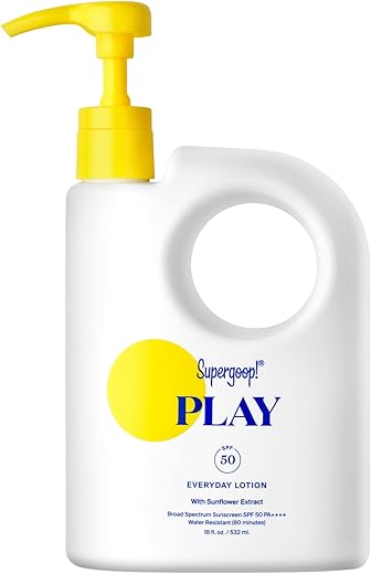 PLAY Loção Diária FPS 50-532 ml – Proteção Ampla para o Corpo - Supergoop!