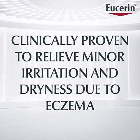 Conjunto de Cuidados para Pele Eczemática do Bebê Eucerin com Aveia Coloidal (Protetor da Pele), Sem Fragrância, Creme Alívio para Eczema do Bebê e Sabonete Líquido, Frasco de 400 ml