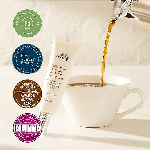 100% PURE - Creme para os Olhos com Cafeína 100% Puro Coffee Bean Refresh