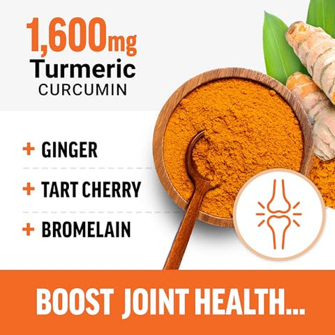 Force Factor - FORCE FACTOR – Suplemento de Suporte Articular Melhor Cúrcuma 3-Pack com HydroCurc Turmeric, Suporte Articular de Força Clínica, 360 Comprimidos, Embalagem Branca