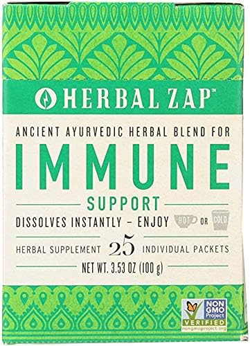 Suporte Imunológico Ayurvédico 1 Caixa com 25 Pacotes - Herbal Zap