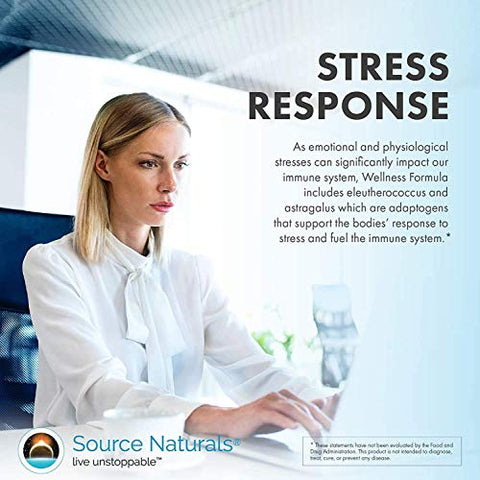 Wellness Formula: Suporte Avançado ao Sistema Imunológico, Vitaminas Bio-Alinhadas - Source Naturals