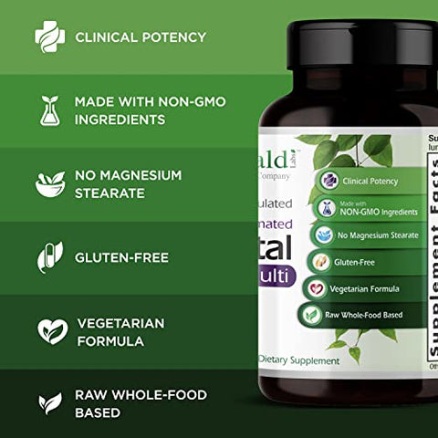 Prenatal Clinical Multi – Multivitamínico Pré-Natal com Metilfolato, Ferro Quelato Albion e Ingredientes Integrais - EMERALD LABS