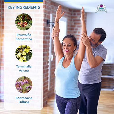 Carditone: Suplemento Herbal Ayurvédico para Suporte Natural à Pressão Arterial, Fórmula Médica Confiável por mais de 30 Anos, 60 Comprimidos Vegetarianos - Ayush Herbs