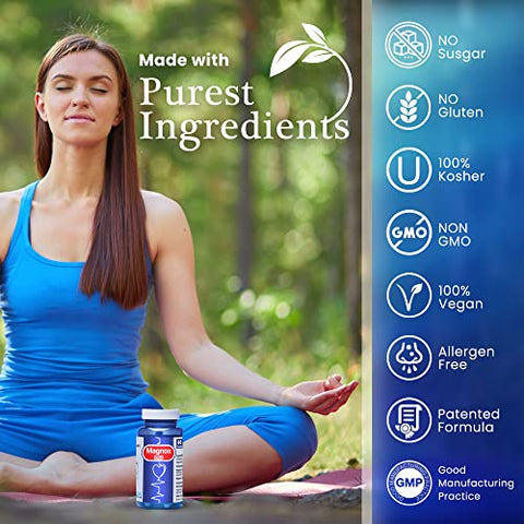 520 | Suplemento de Magnésio 520mg de Alta Absorção para Homens - MAGNOX