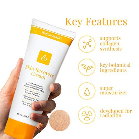Creme Rejuvaskin com Aloe Vera – Hidratante Super Potente para Pele Seca, Ressecada, Irritada e Sensível – Creme para Recuperação da Pele – Creme para Pacientes em Radioterapia