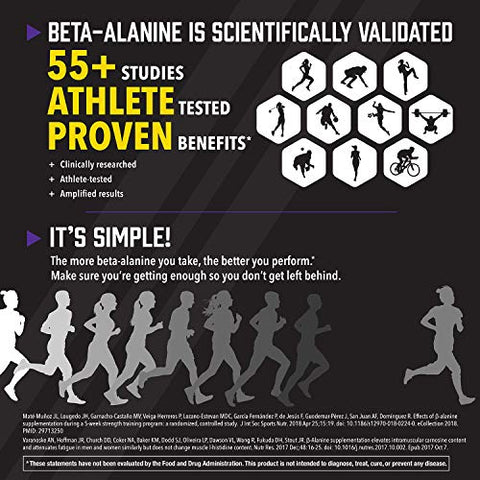 Sports Nutrition, Beta-Alanine Pure Powder 2,000 mg, Resistência Muscular, 500g - NOW Foods