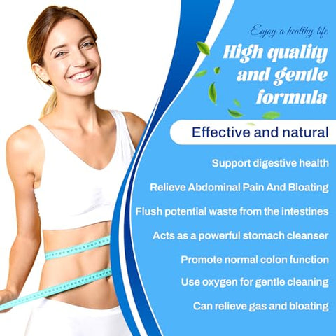 SAKQIY - 15 Dias Cleanse – Suporte para Intestino e Cólon, Cápsulas Dissolventes para Limpeza Intestinal, Cleanse Natural Slim, Cleansem Cólon