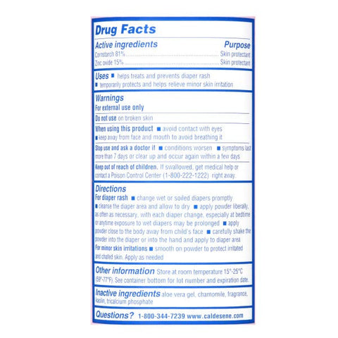 Pó Protetor Medicado com Óxido de Zinco – 100g - Caldesene