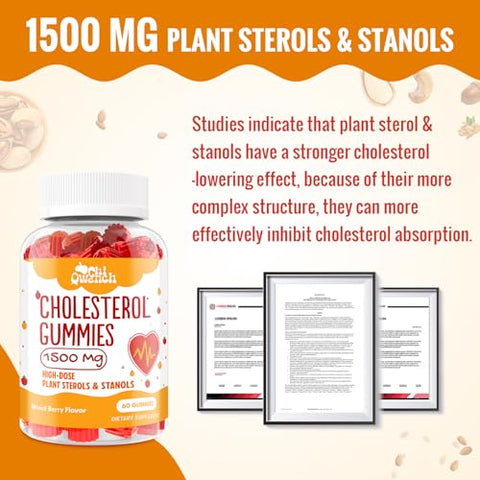 ChiQwench - Suplemento Colesterol com 1500 Mg de Fitosteróis de Plantas – Marca em Destaque