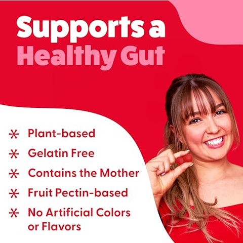 The Feel Great Vitamin Company - Feel Great Vitamin Co. Gomas de Vinagre de Maçã | Com a Mãe | Suporte Digestivo Antioxidante Natural para uma Absorção Nutricional Saudável