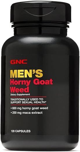Horny Goat Weed Masculino, 120 Cápsulas, Suporte para Saúde Sexual – Marca GNC - GNC
