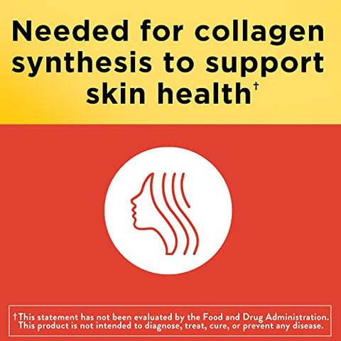 Vitamina C Extra Forte 1000 mg, Suporte Imunológico, 300 Comprimidos, Suprimento para 300 Dias - Nature Made