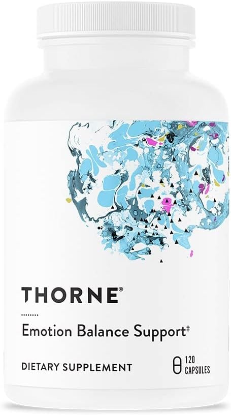 Emotion Balance Support – Suplemento Botânico para Positividade e Gerenciamento do Estresse – 120 Cápsulas - THORNE