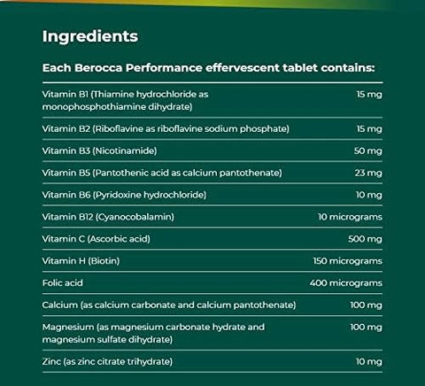 Laranja Efervescente 45 Comprimidos - Berocca