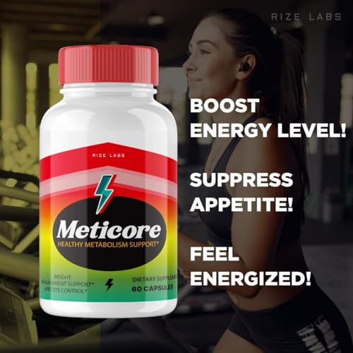rize labs - (5 Pacotes) Meticore Suplemento para Perda de Peso, Cápsulas de Bem-Estar Total Meticore, Meticore para Desbloquear o Caminho para uma Vida Mais Saudável, Meticore para um Corpo Mais Magro – Compre Agora!