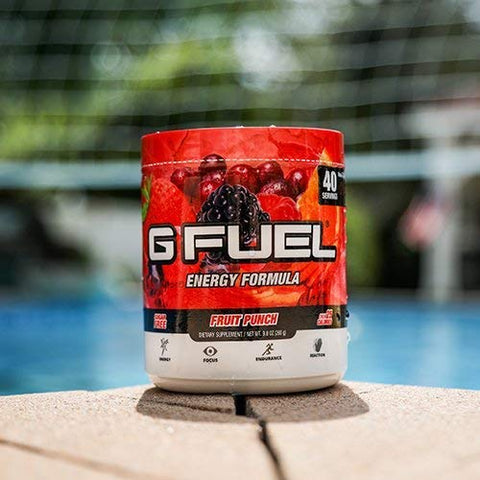 Fruit Punch Tub (40 Porções) Fórmula de Energia e Resistência Elite, 280g - G Fuel