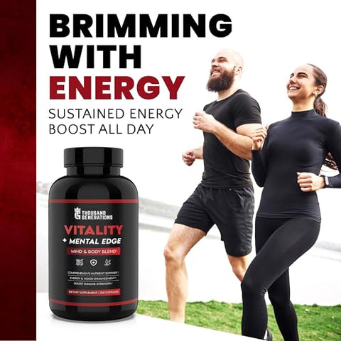 Thousand Generations - Nootropic Brain Booster – Fígado de Boi Criado a Pasto | Potencialize sua Mente | 100g