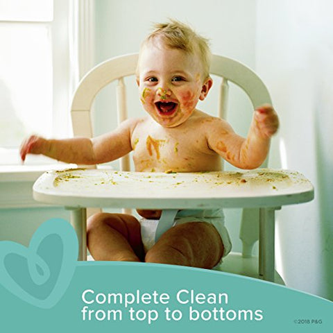 Lenços Umedecidos para Bebês, Complete Clean Sem Perfume, 3 Pacotes de Reposição para Dispenser, 216 Lenços no Total - Pampers