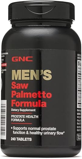 Fórmula de Saw Palmetto para Homens, 240 Comprimidos, Suporta a Função Normal da Próstata - GNC