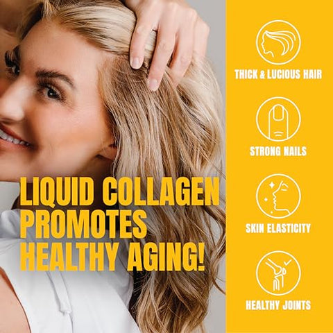 Amino23: Shots de Colágeno Líquido, 23g Proteína de Colágeno Promove Recuperação Pós-Exercício, Pele, Cabelo e Unhas Saudáveis - PROSUPPS