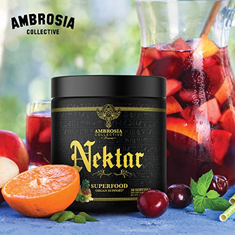 Nektar – Pó Superfood | Suplemento Completo para Saúde | 30 Porções (Sinfonia de Frutas) - Ambrosia