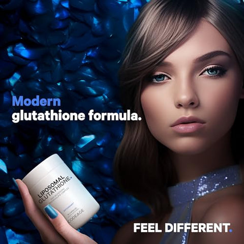 Liposomal Glutationa 1000 mg – Alta Potência – Entrega Lipossomal – L-Glutationa – Fosfolipídios – Sem OGM, Sem Glúten – 60 Cápsulas - Codeage