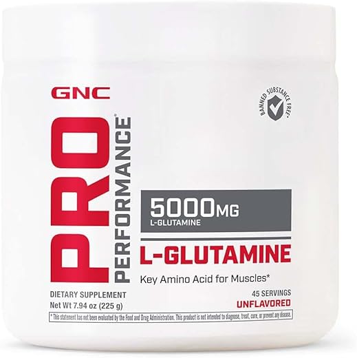 Pro Performance L-Glutamina 5000mg – Sem Sabor (45 Porções) - GNC