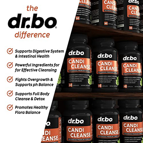 DR. BO - Suplemento Candi Cleanse Support Pills – Suplementos Anti Overgrowth para Mulheres   | Compre Agora!