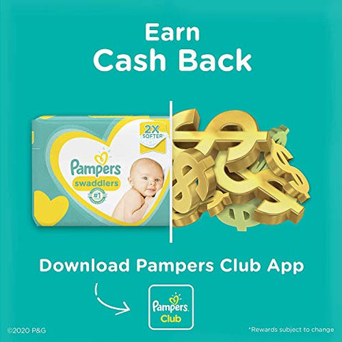Fraldas Tamanho 3, 26 Unidades – Pampers Swaddlers Fraldas Descartáveis para Bebês, Pacote Econômico (Embalagem Pode Variar)