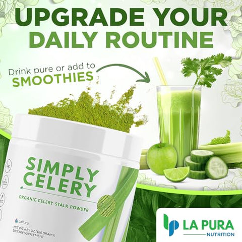 Pó de Aipo Orgânico para Detox e Limpeza – Suporte à Saúde Intestinal – 100g - LaPura