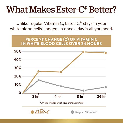 SOLGAR - Solgar Ester-C Plus 500 mg Vitamina C com Bioflavonoides Cítricos – 90 Cápsulas – Suave